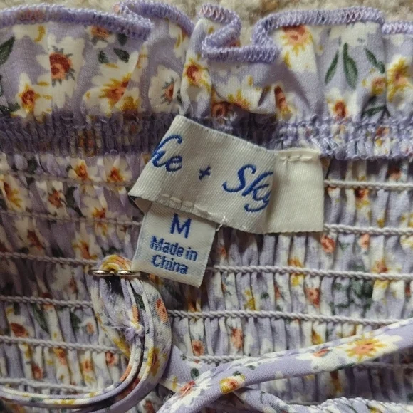 Purple Ruffled Dress - Picture 2 of 4